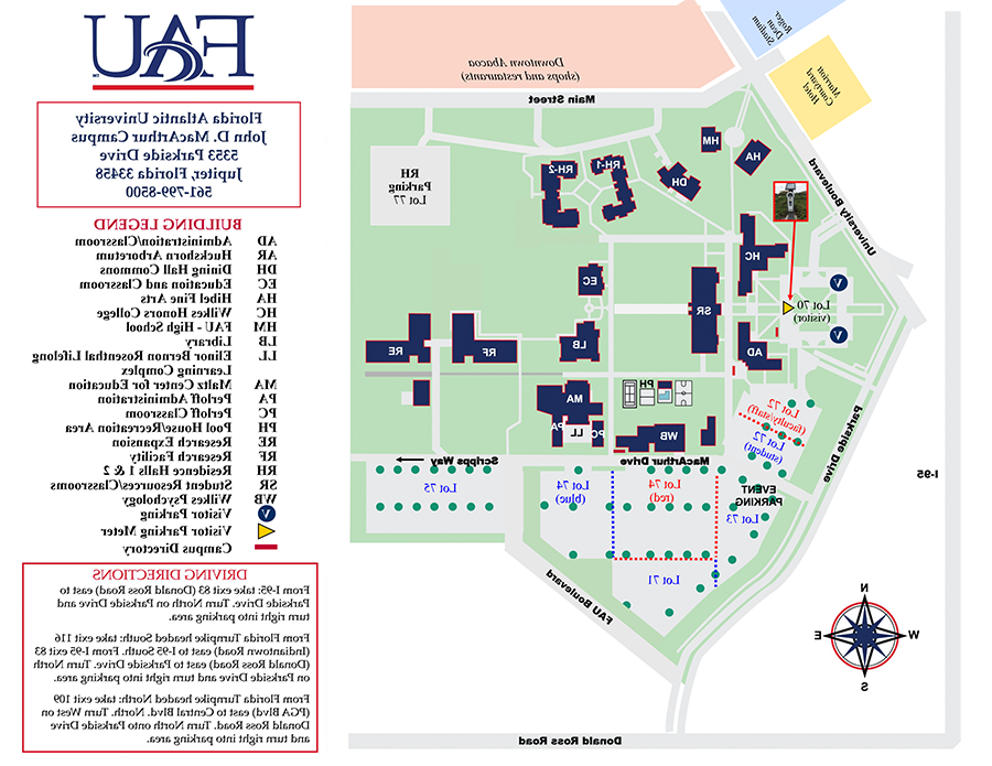 Jupiter Campus Map